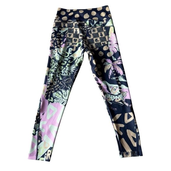 Adidas Farm Rio Women's Sz M Feel Brilliant Aeroready High Waisted Tights - Picture 3 of 14